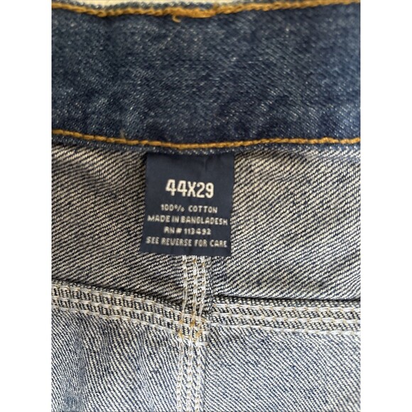 NWT Big Men's RK Brand Blue Denim Carpenter Relaxed 100% Cotton Size 44x29 - Picture 6 of 8